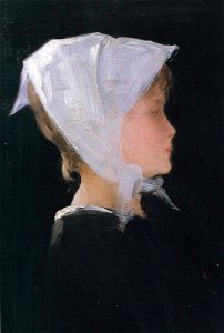 Nicolae Grigorescu - Profil de fata