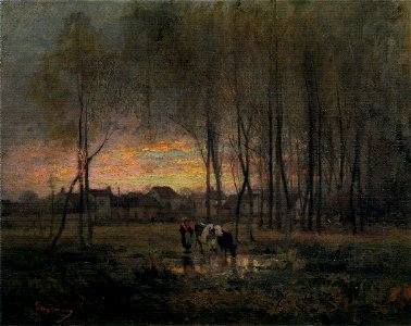 Nicolae Grigorescu - La adapat