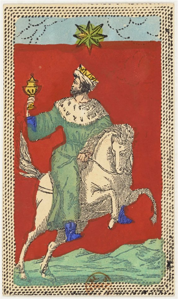 Minchiate card deck - Florence - 1860-1890 - Trumps - 36 - La Stella