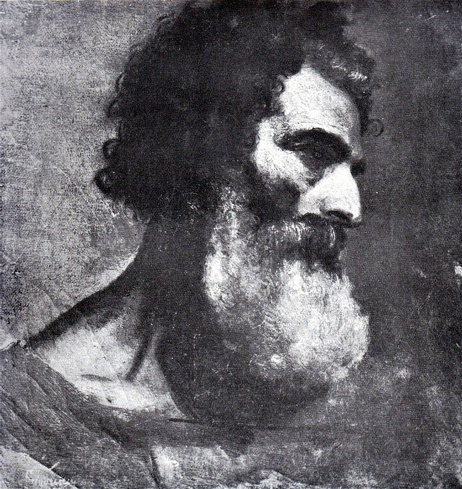 Nicolae Grigorescu - Cap de batran (1862 - 1864)