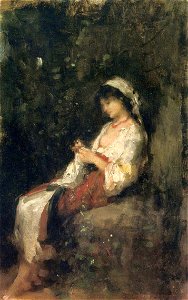 Nicolae Grigorescu - In asteptare