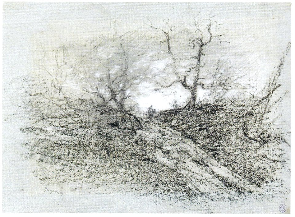 Nicolae Grigorescu - Drum de tara in Franta