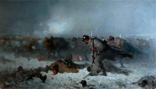 Nicolae Grigorescu - Atacul de la Smardan - Muzeul de Arta din Craiova