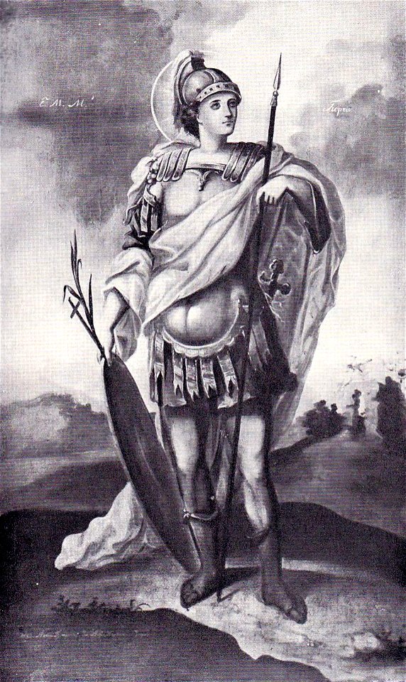 Nicolae Grigorescu - Icoana Sfantului Gheorghe de la biserica din Baicoi