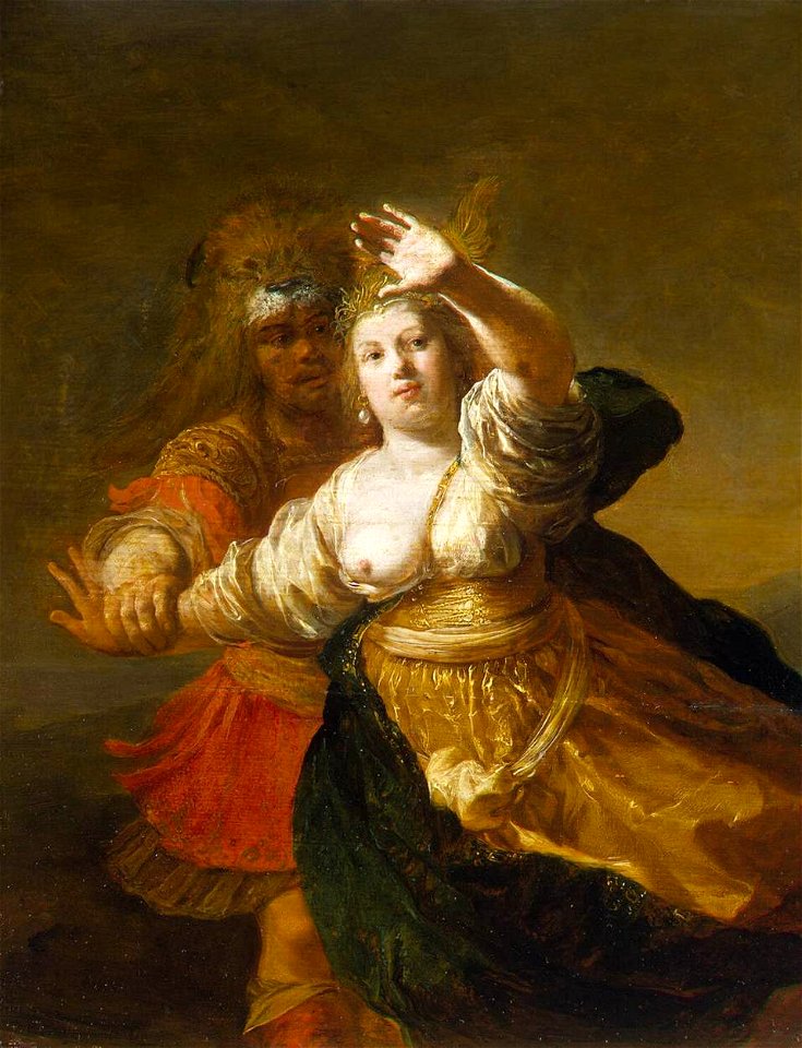 Nicolaes Knüpfer - Hercules Obtaining the Girdle of Hyppolita - WGA12217