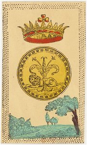 Minchiate card deck - Florence - 1860-1890 - Coins - 01