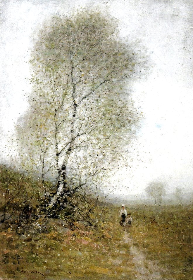Nicolae Grigorescu - La marginea crangului