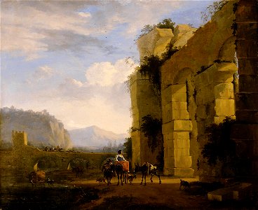 Nicolaes Berchem - Landscape with Ruins GG 9103