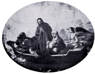Nicolae Grigorescu - Manastirea Agapia - Fuga din Egipt