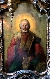 Nicolae Grigorescu - Manastirea Zamfira - Santul Nicolae