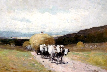 Nicolae Grigorescu - Car cu boi (1)