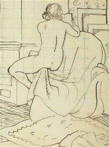 Nicolae Tonitza - Nud pe fotoliu