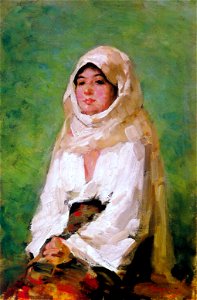 Nicolae Grigorescu - Taranca cu marama