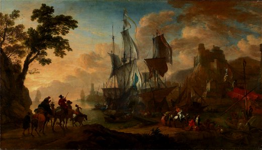 Hendrik van Minderhout - Harbour in the Levant - NG.M.00132 - National Museum of Art, Architecture and Design