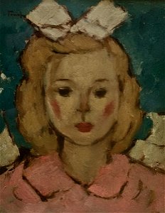 Nicolae Tonitza - Fata in roz