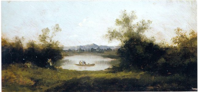 Nicolae Grigorescu - Peisaj cu lac (1)