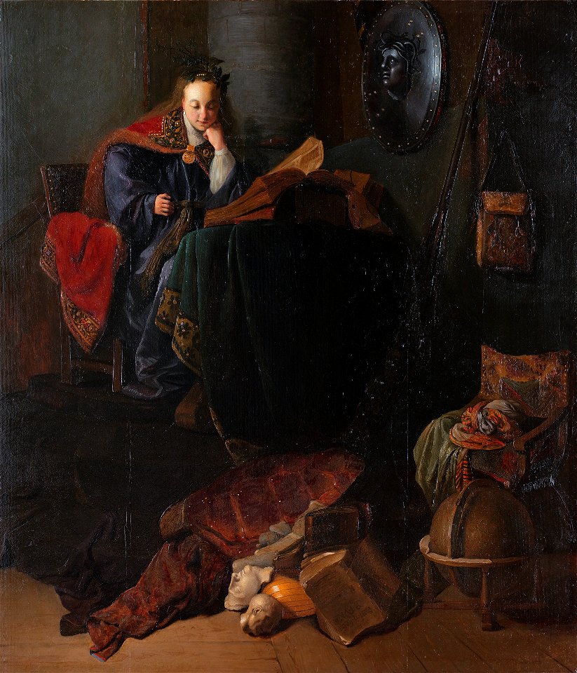 Minerva, by workshop of Rembrandt van Rijn