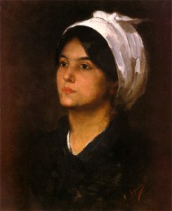 Nicolae Grigorescu - Portret de fata
