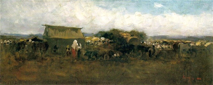 Nicolae Grigorescu - Targ la Rucar