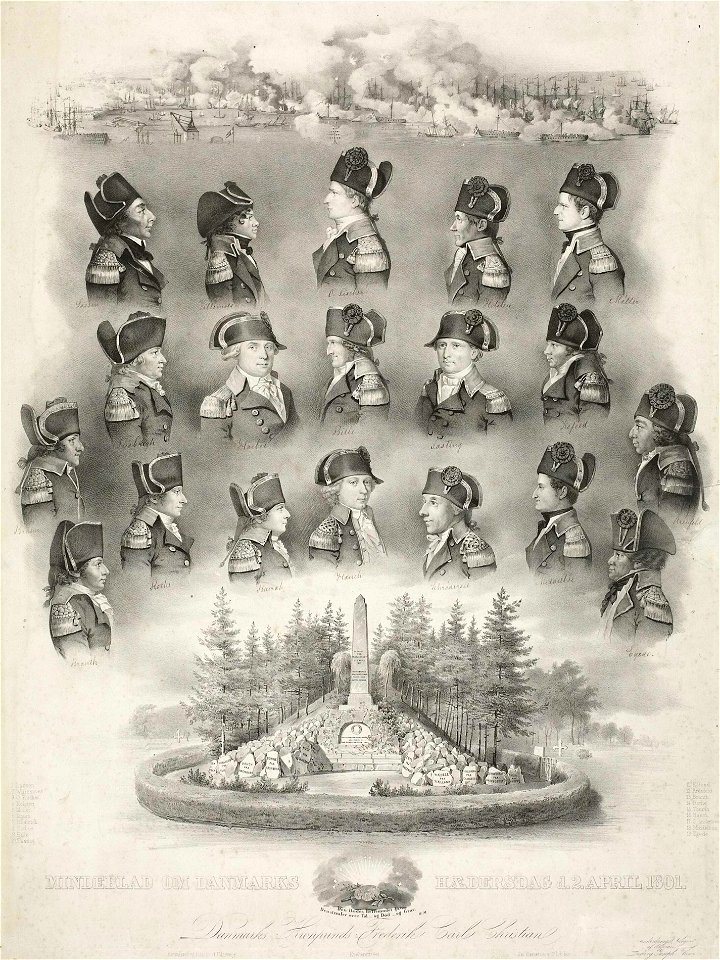 Mindeblad om Danmarks Haedersdag d.2.April 1801 RMG PY5659
