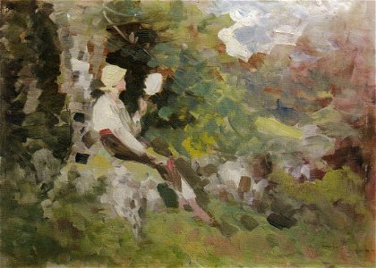 Nicolae Grigorescu - Taranca - Free Stock Illustrations | Creazilla