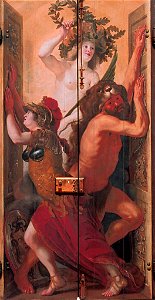 Minerva and Hercules opening the doors for Victory, by Christiaen Gillisz van Couwenbergh