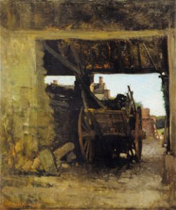 Nicolae Grigorescu - Caruta sub sopron