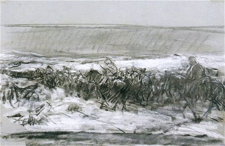 Nicolae Grigorescu - Studiu pentru - Convoi de prizonieri