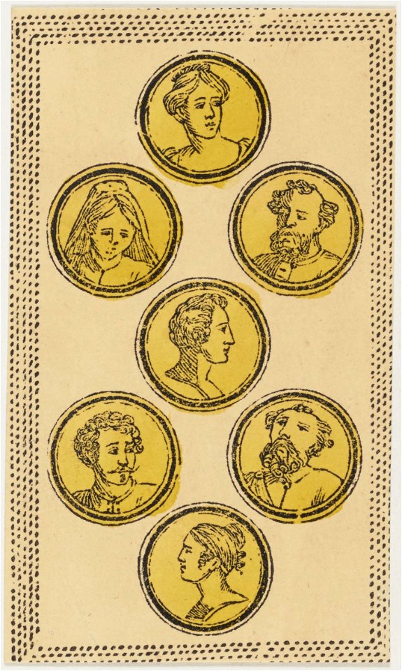 Minchiate card deck - Florence - 1860-1890 - Coins - 07