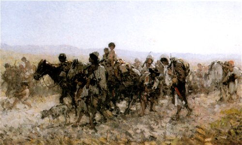 Nicolae Grigorescu - Tigani pe drum