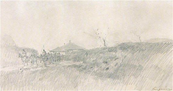Nicolae Grigorescu - Coloana in mars