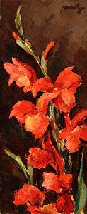 Nicolae Tonitza - Gladiole rosii