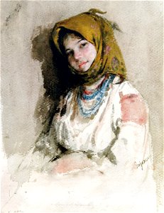 Nicolae Grigorescu - Portret de tarancuta (1)