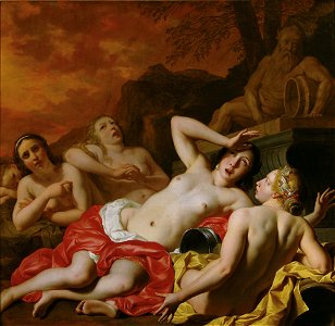 Nicolaes van Helt Stockade-Heliaden bewenen de dode Phaëton