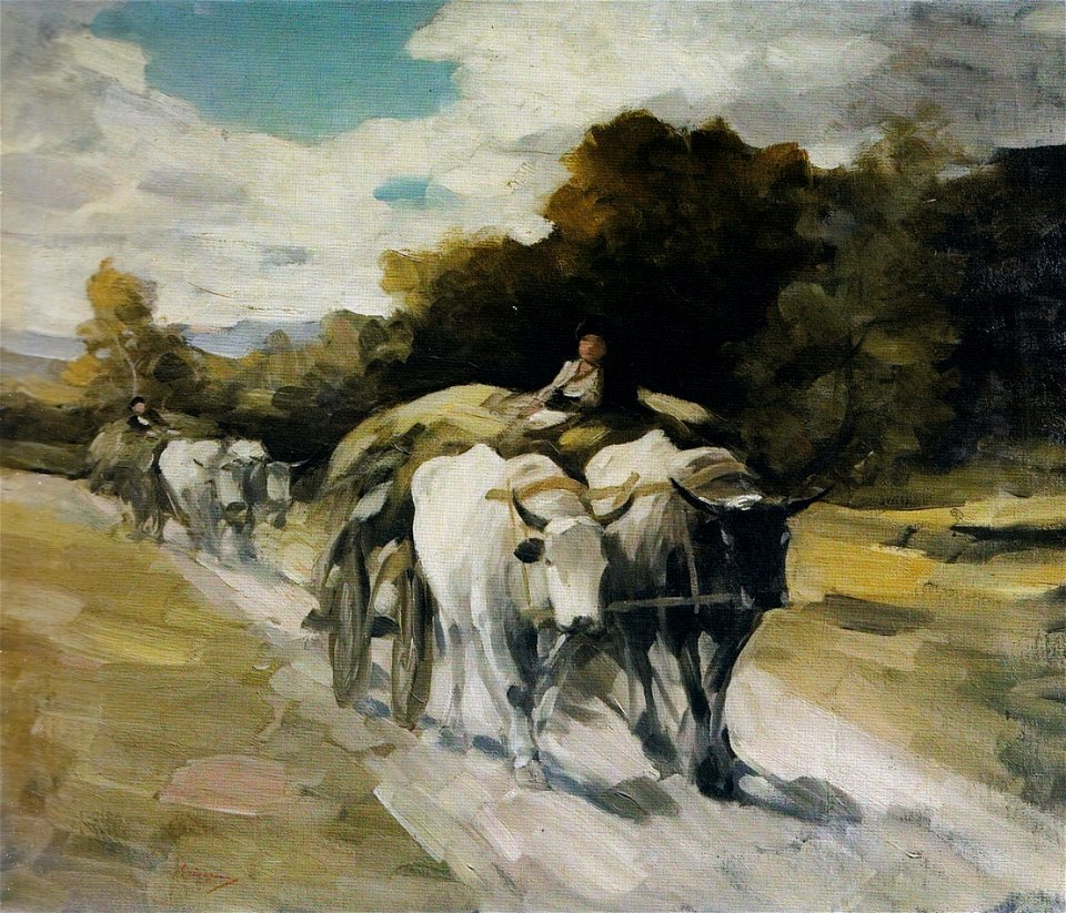 Nicolae Grigorescu - Care cu boi (1)