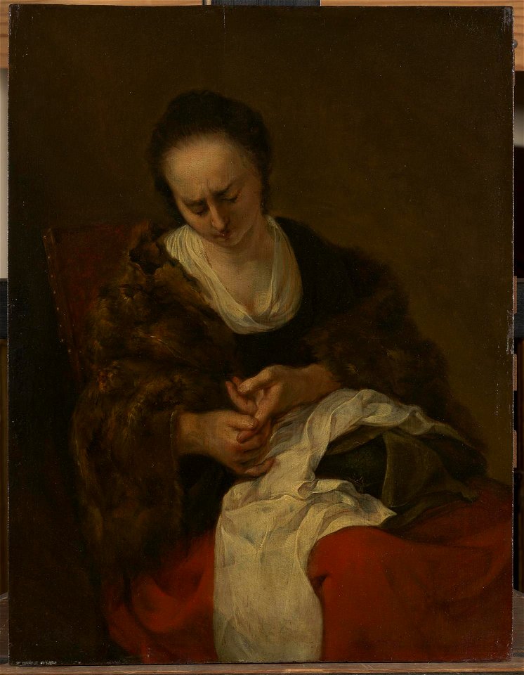 Nicolaes Berchem - Seamstress