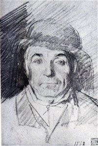 Nicolae Grigorescu - Portret de barbat (1863)