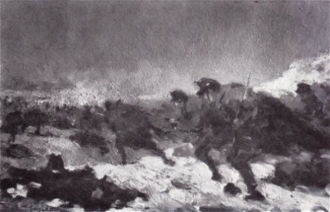Nicolae Grigorescu - Studiu pentru Atacul de la Smardan (1)