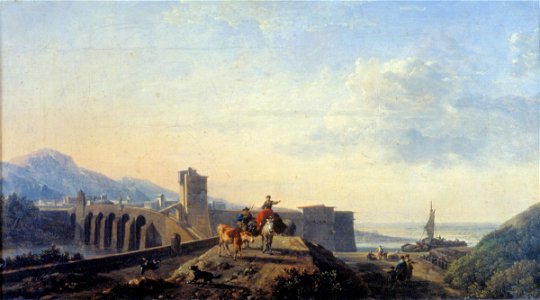 Nicolas Antoine Taunay - Paisagem com ponte 2