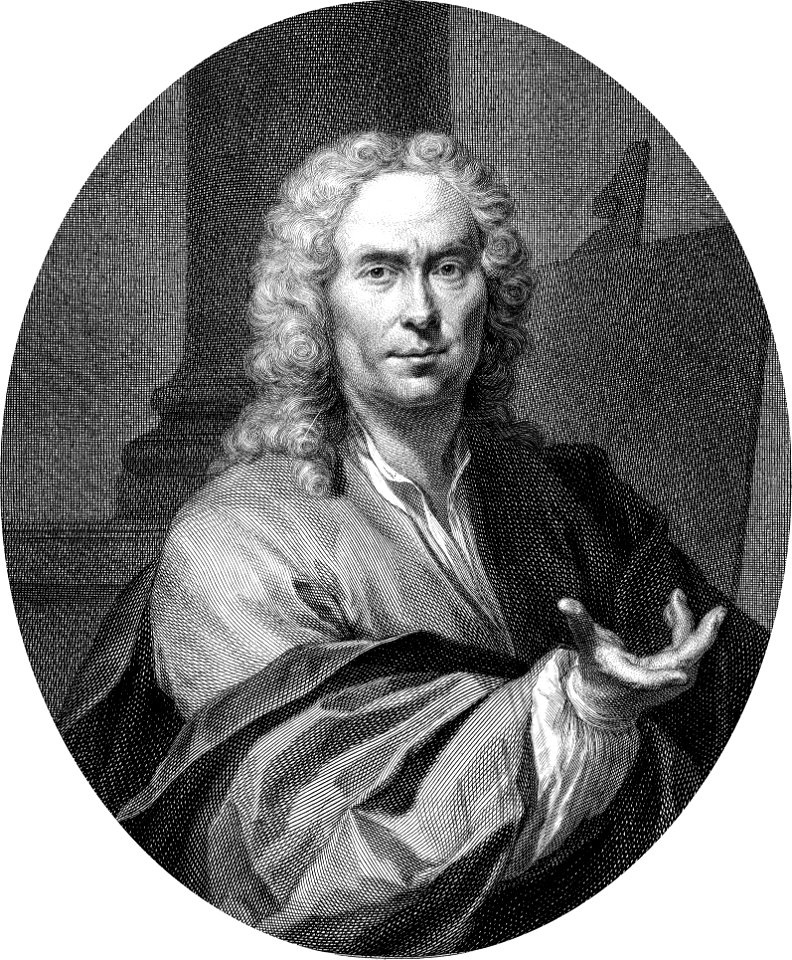 Nicolaas Verkolje, by Jacob Houbraken