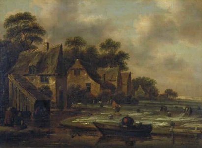 Nicolaes Molenaer - Een bleekveld - 1532 (OK) - Museum Boijmans Van Beuningen