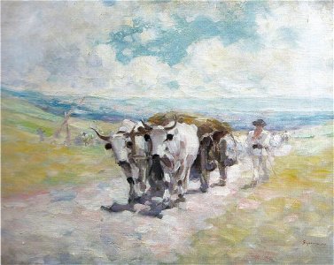 Nicolae Grigorescu - Car cu boi (8)