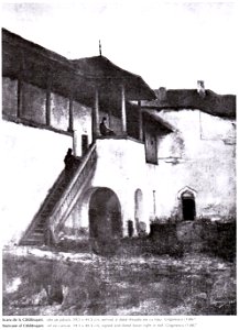 Nicolae Grigorescu - Scara de la Caldarusani