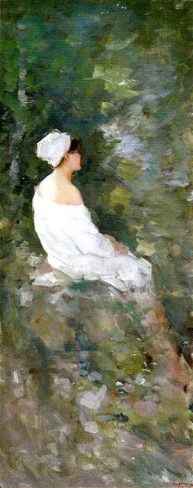 Nicolae Grigorescu - Dupa baie (1)