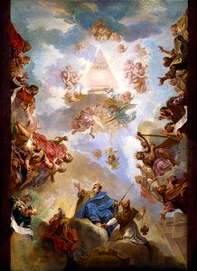 Nicolas Bertin - Prophets and Kings of the Old Testament Adoring the Name of Jehovah - Google Art Project