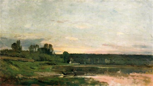Nicolae Grigorescu - Peisaj in amurg