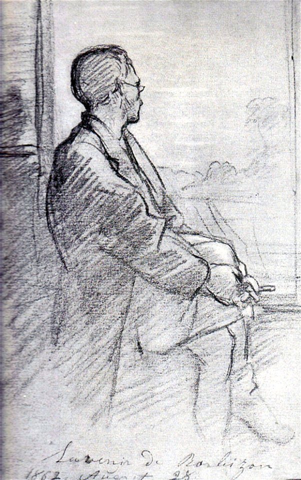 Nicolae Grigorescu - Portret de barbat (1862)