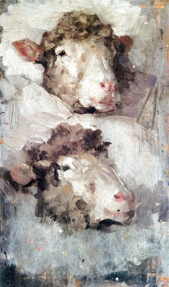 Nicolae Grigorescu - Capete de oi