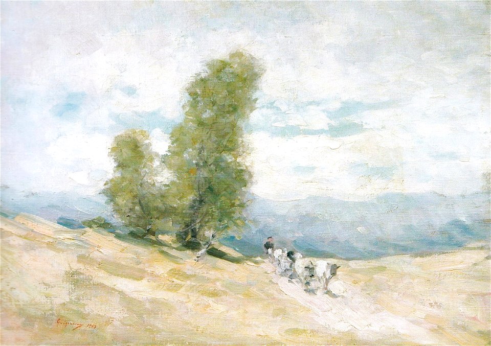 Nicolae Grigorescu - Car cu boi (6)