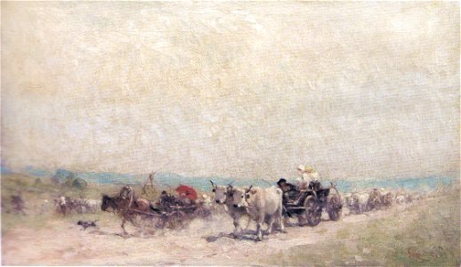 Nicolae Grigorescu - Care cu boi la drum